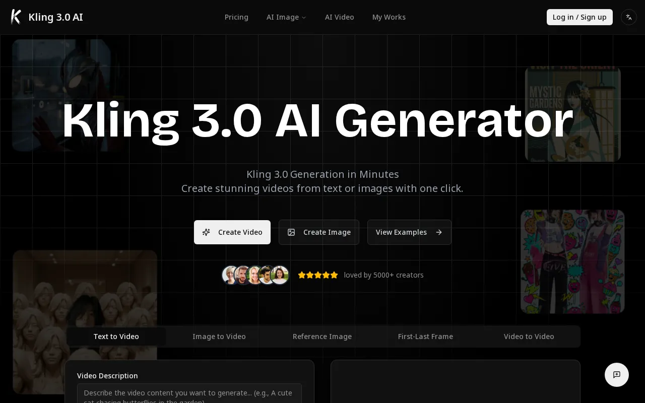 Kling 3.0 AI — preview screenshot