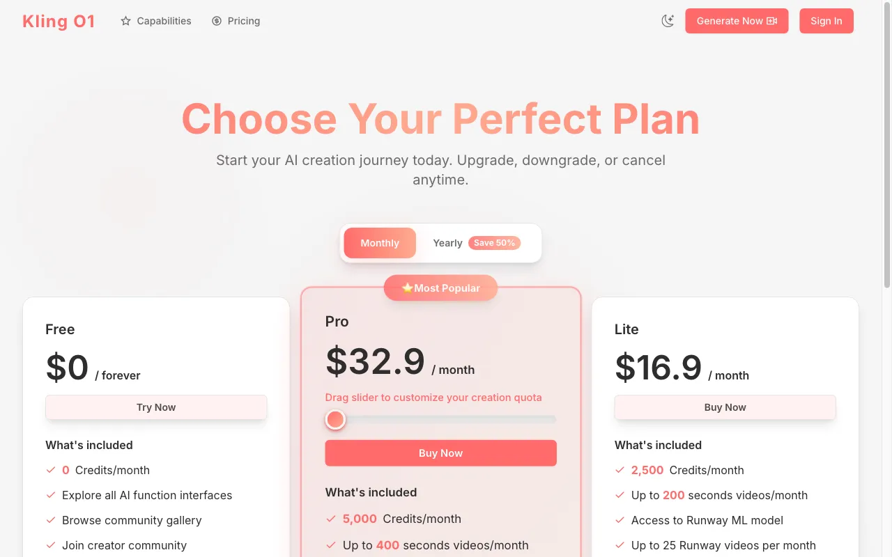 Laike AI — pricing page