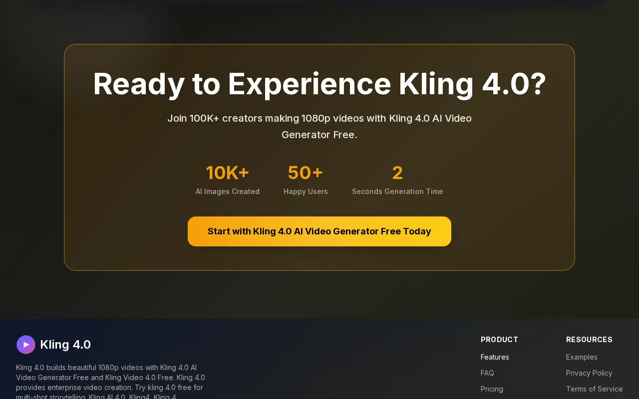 Kling4.app — preview screenshot