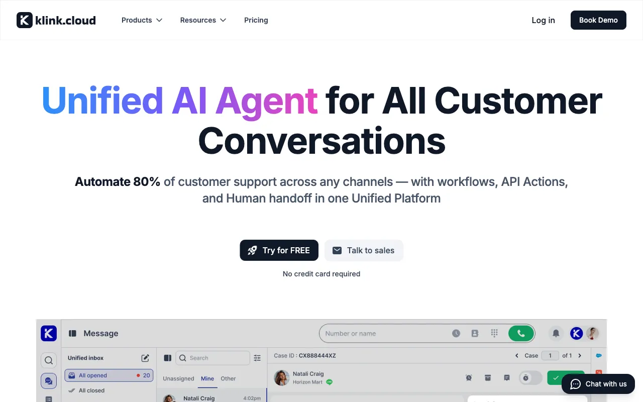 klink.cloud — preview screenshot