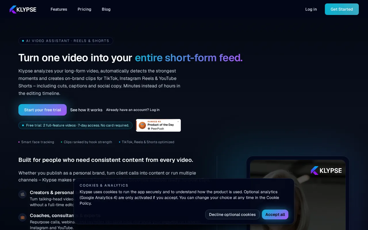 Klypse — preview screenshot