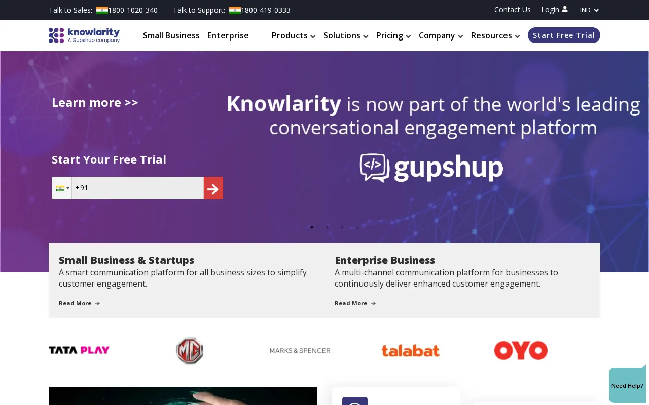 Knowlarity — preview screenshot