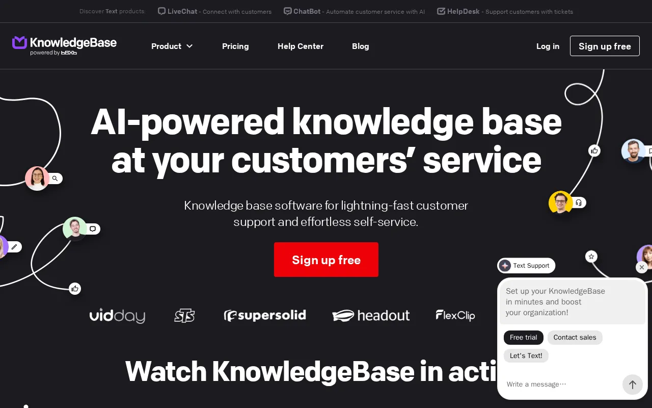 Knowledgebase — preview screenshot
