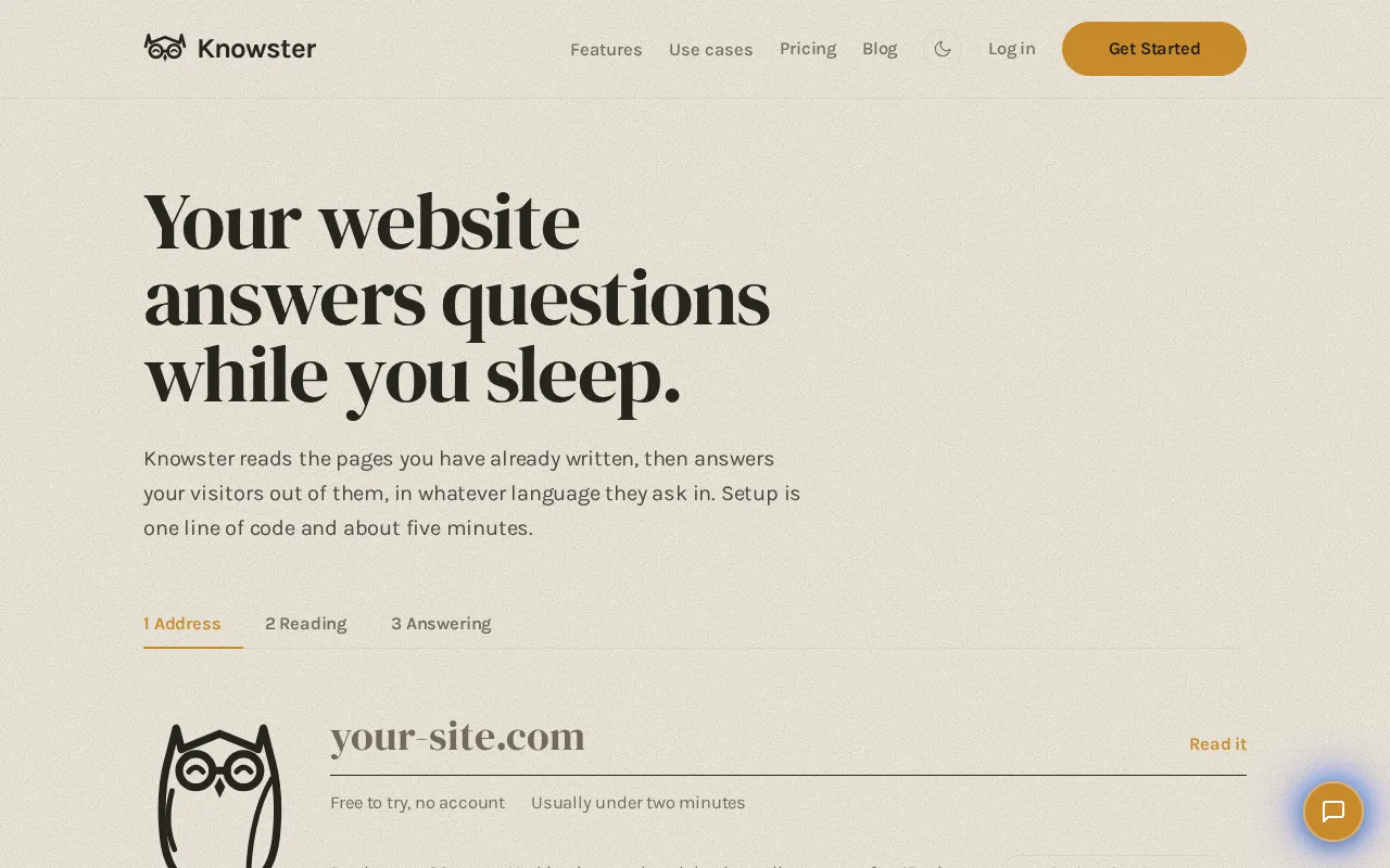 Knowster — preview screenshot