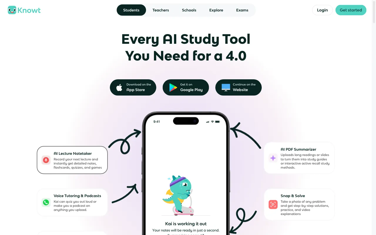 knowt.io — preview screenshot