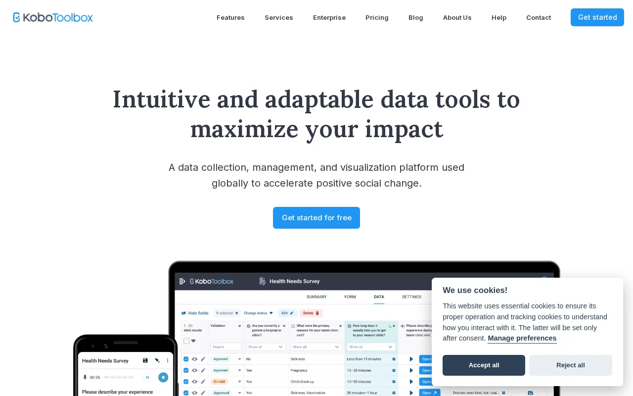 Kobotoolbox — preview screenshot