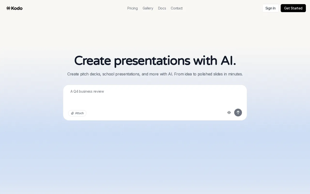 Kodo — preview screenshot