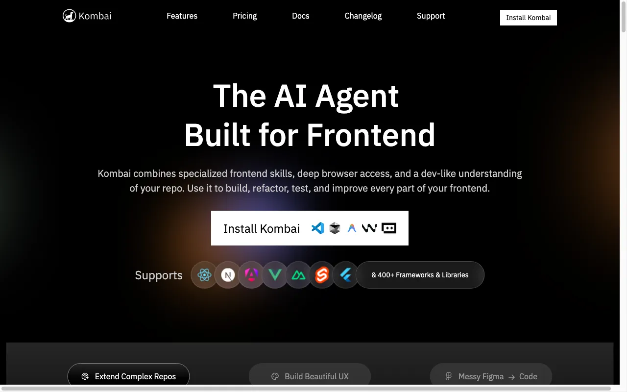 Kombai — preview screenshot
