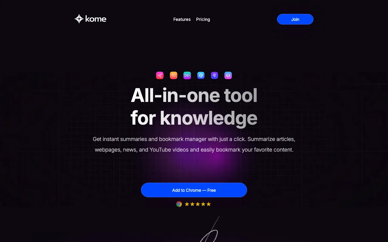 Kome AI — preview screenshot
