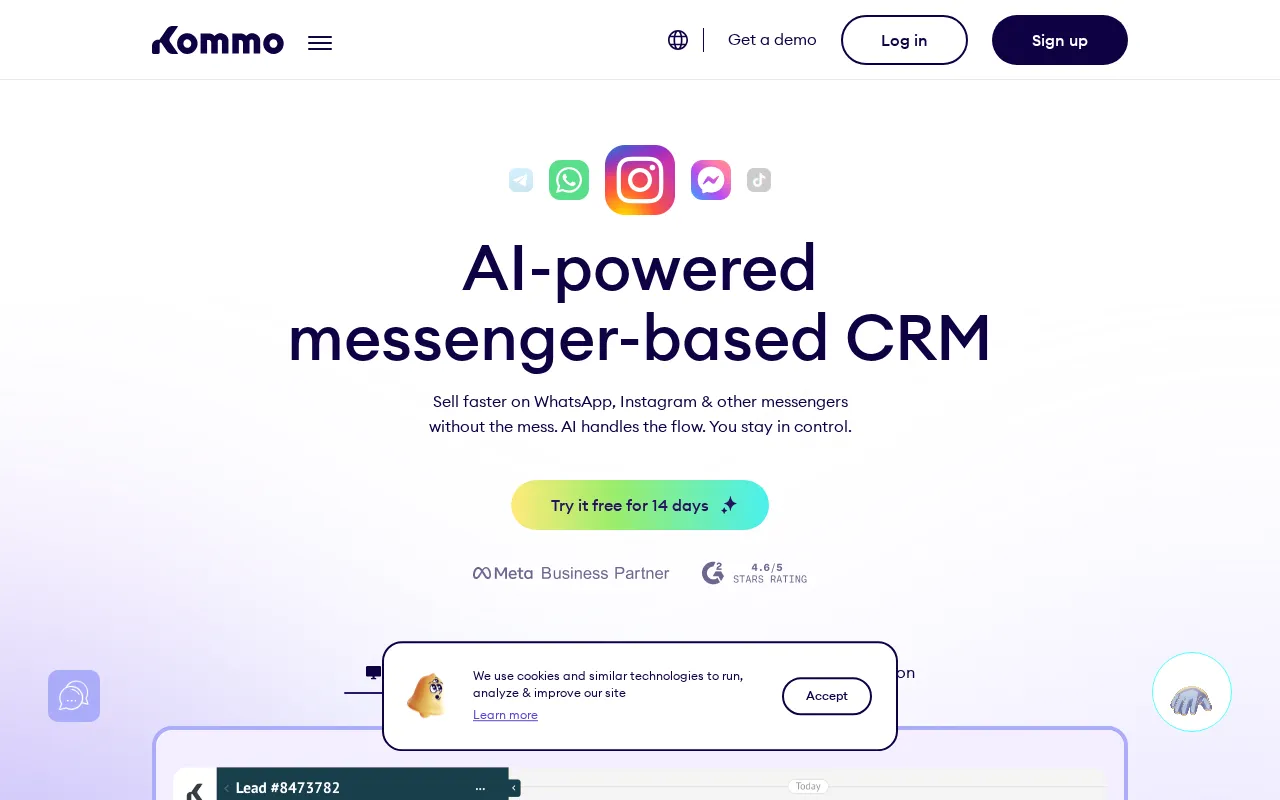 Kommo — preview screenshot