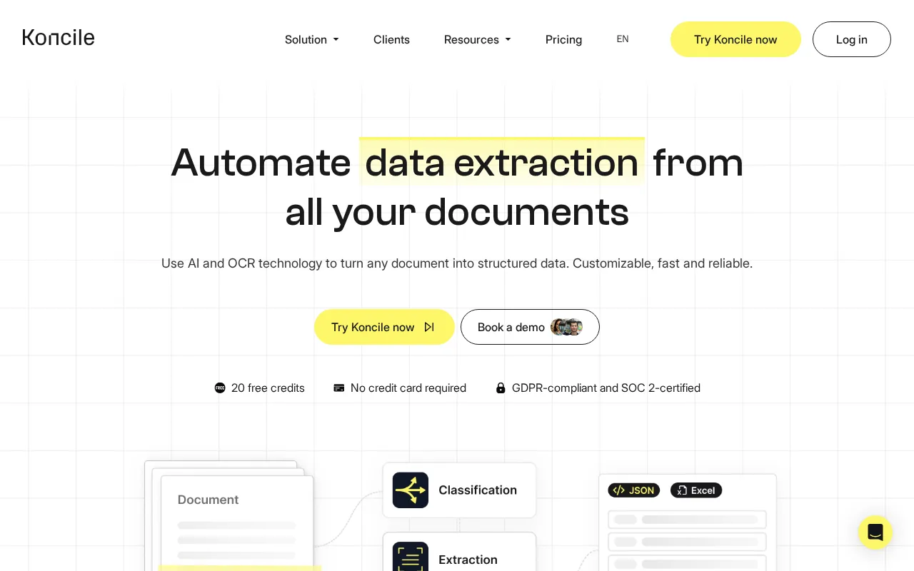 Koncile — preview screenshot