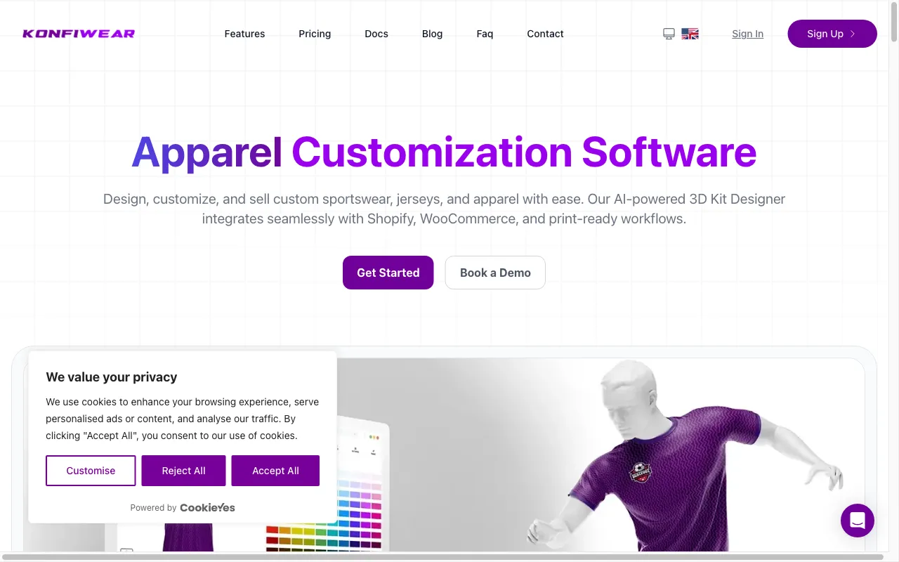 KONFIWEAR — preview screenshot