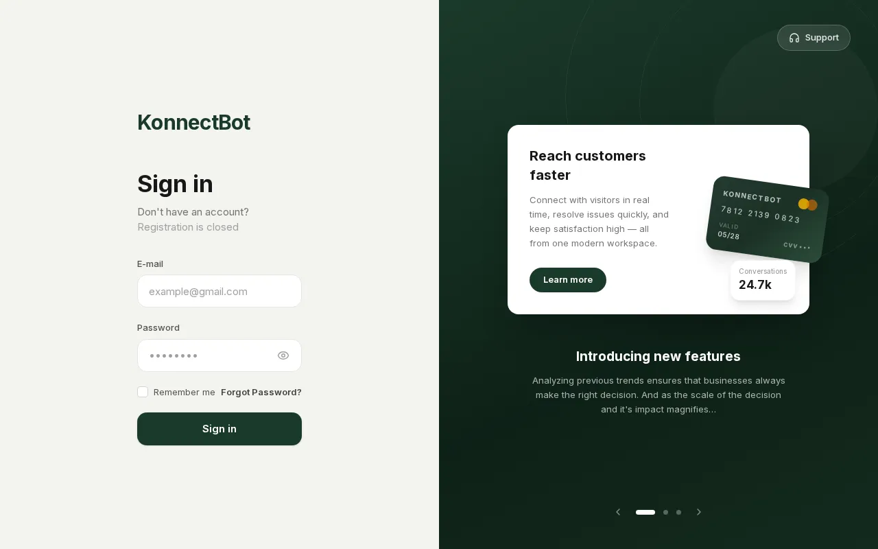 KonnectBot — preview screenshot