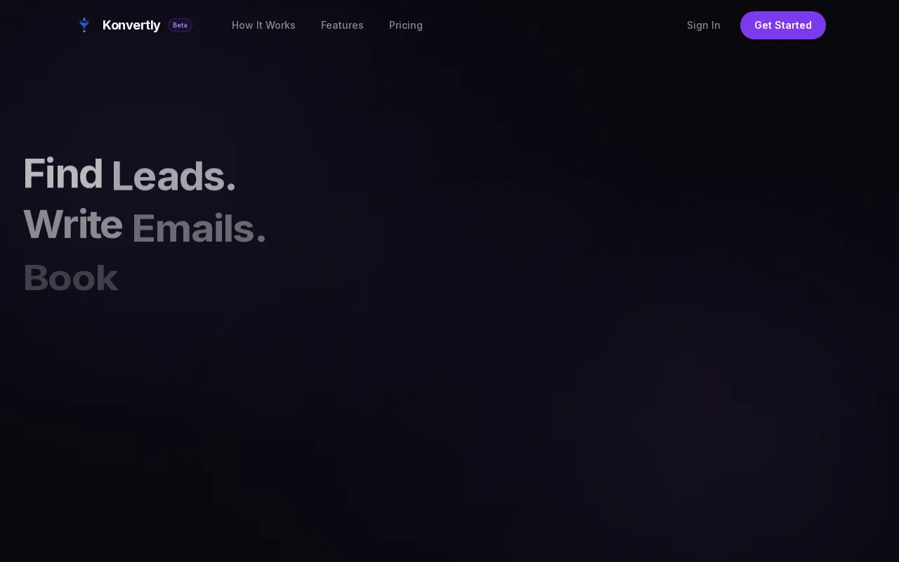Konvertly — pricing page