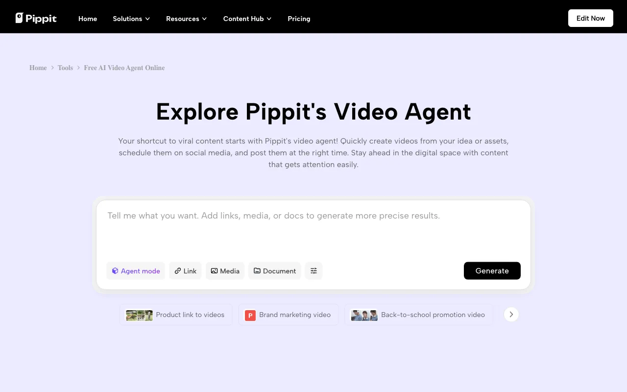 Pippit — preview screenshot