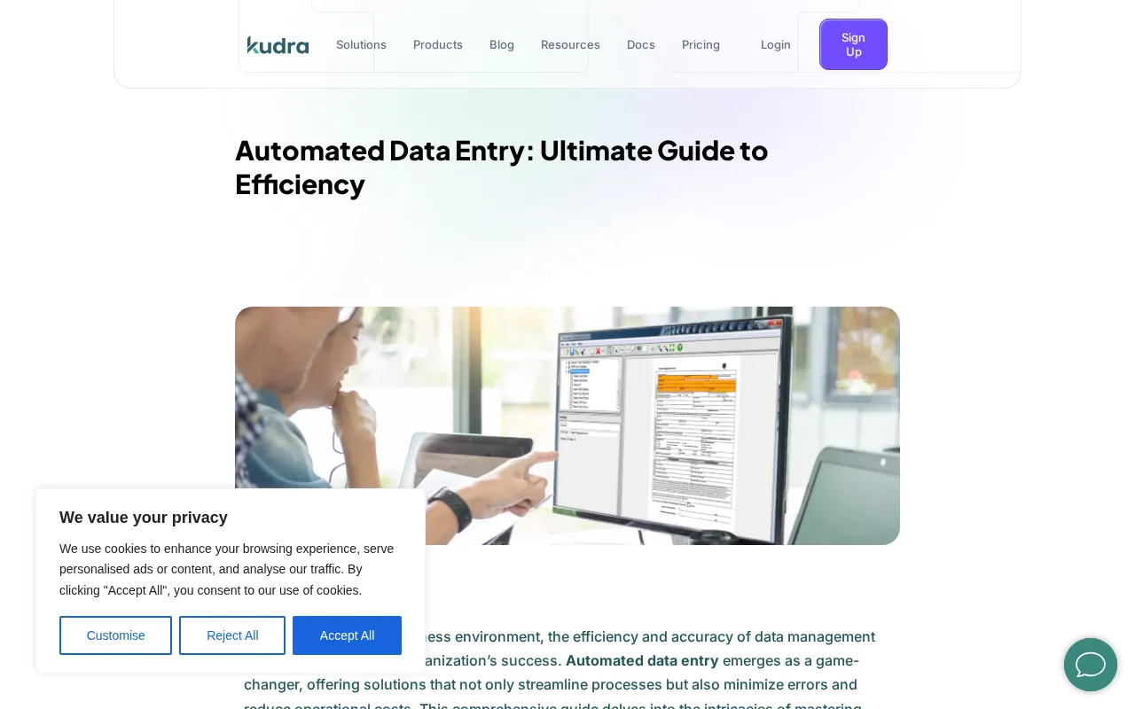 Kudra — pricing page