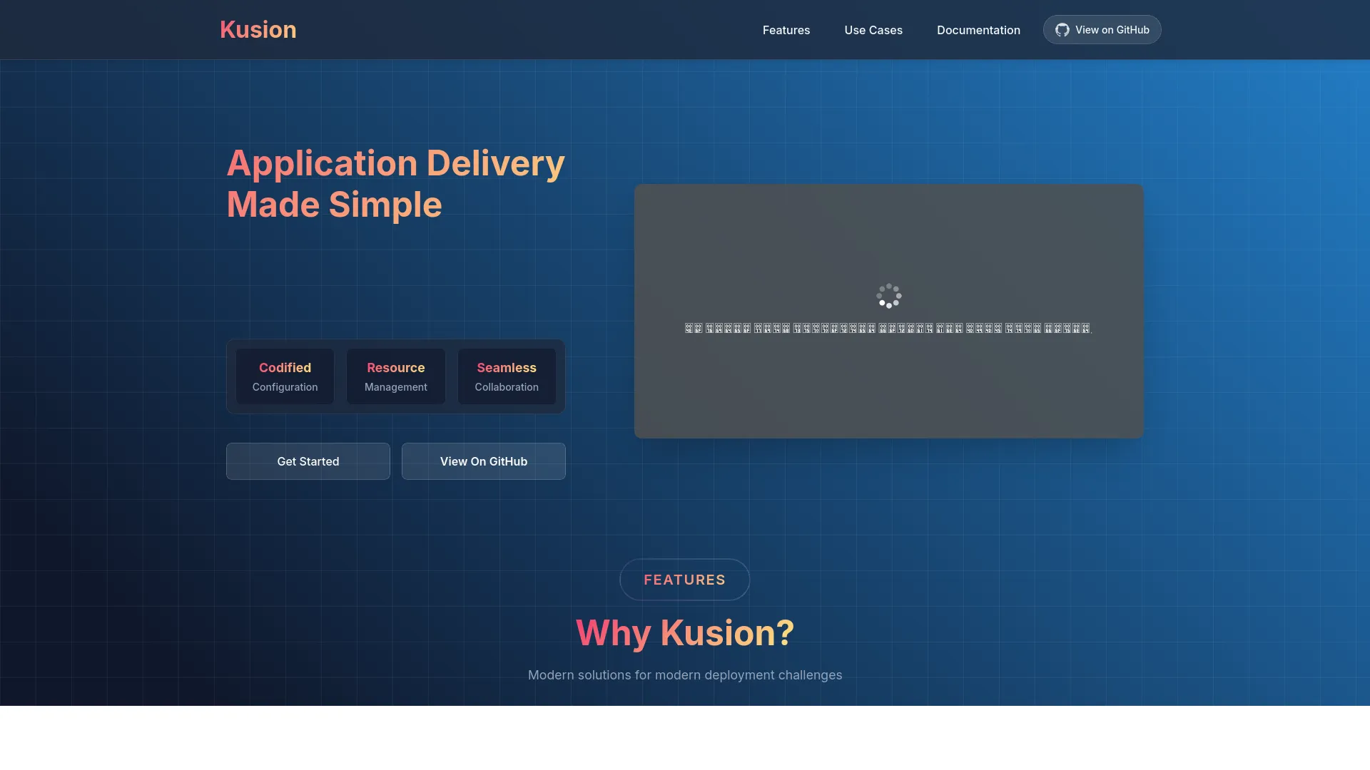 Kusion — preview screenshot