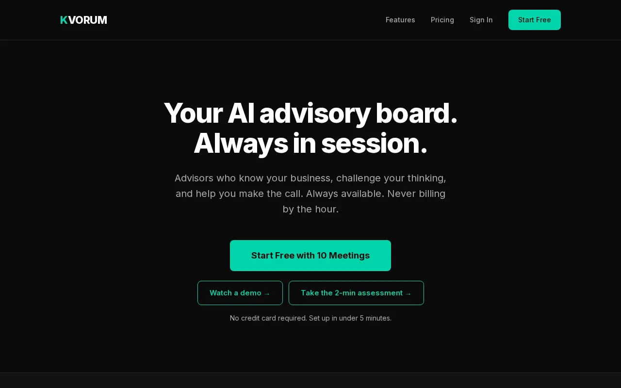 Kvorum — preview screenshot