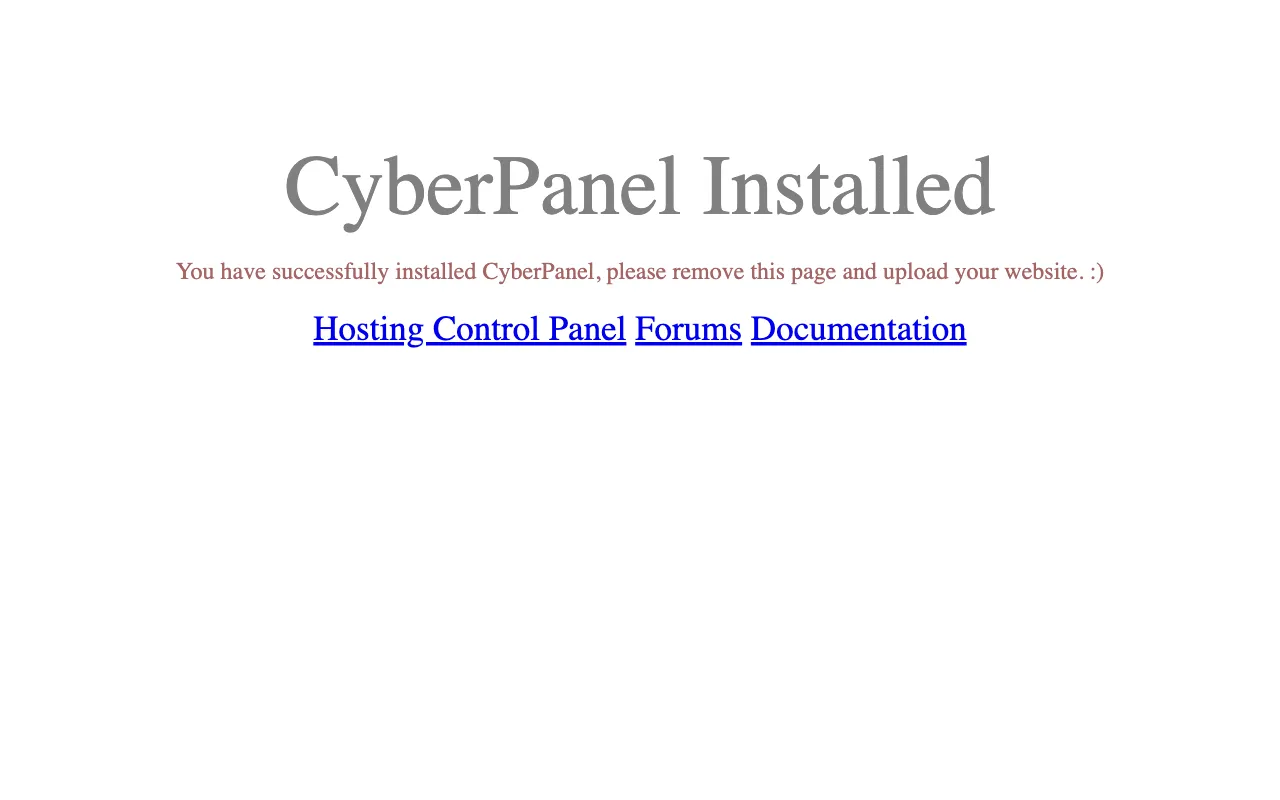 CyberPanel — preview screenshot
