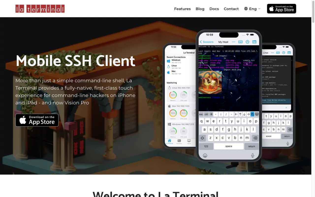 La Terminal — preview screenshot