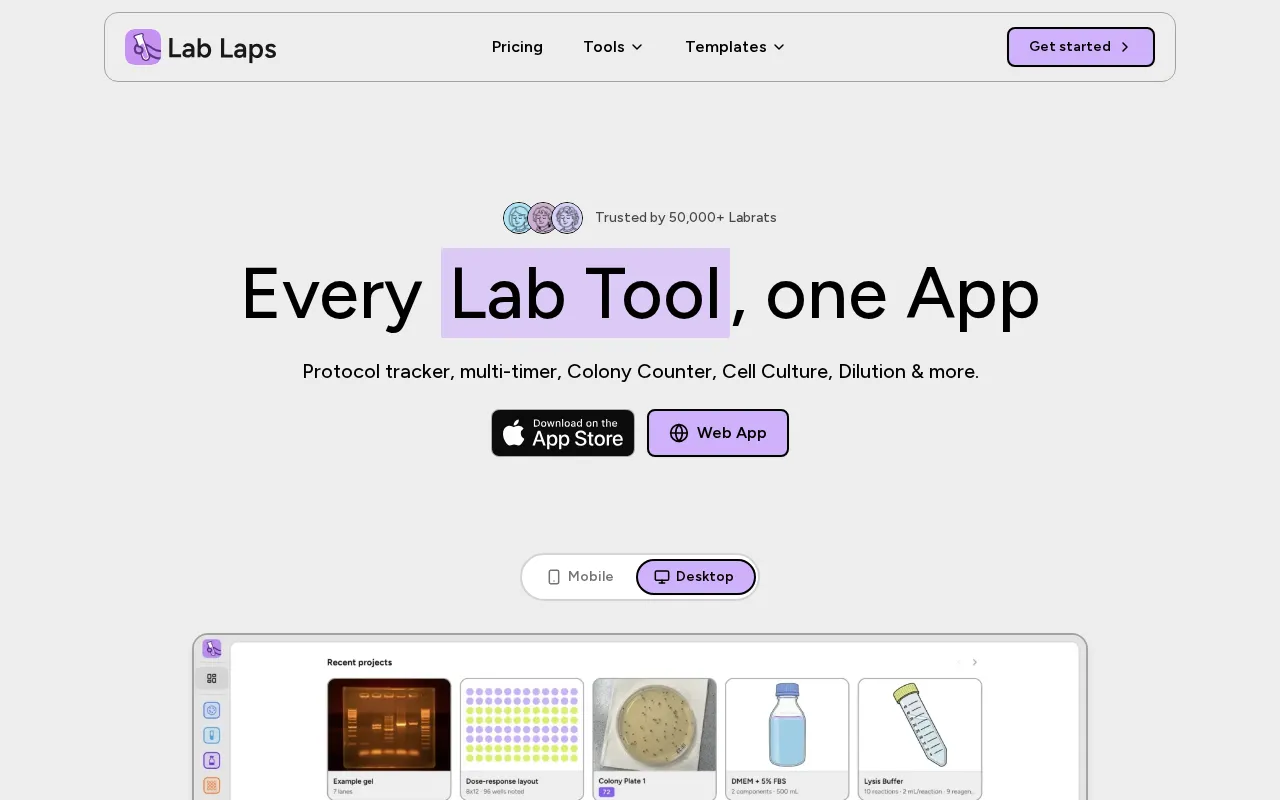 Lab Laps — preview screenshot