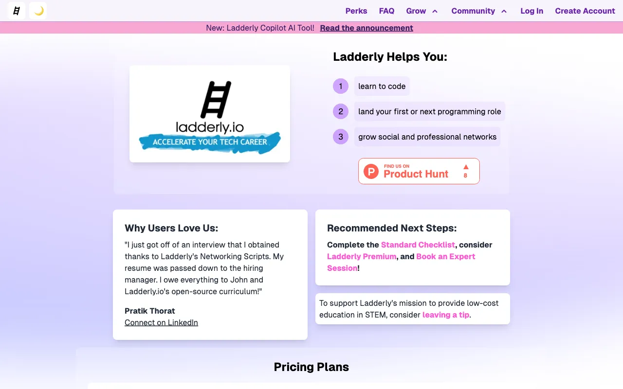 Ladderly.io — preview screenshot