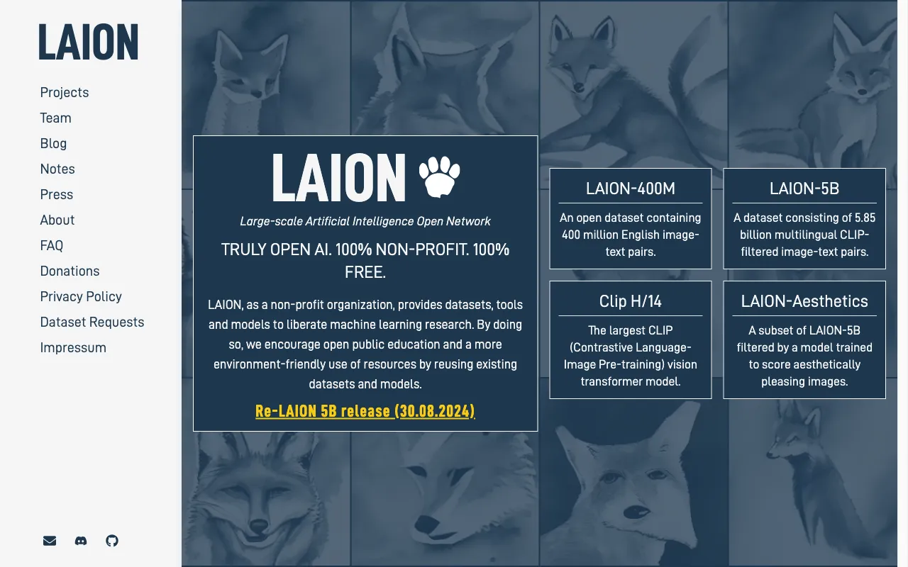 Laion — preview screenshot
