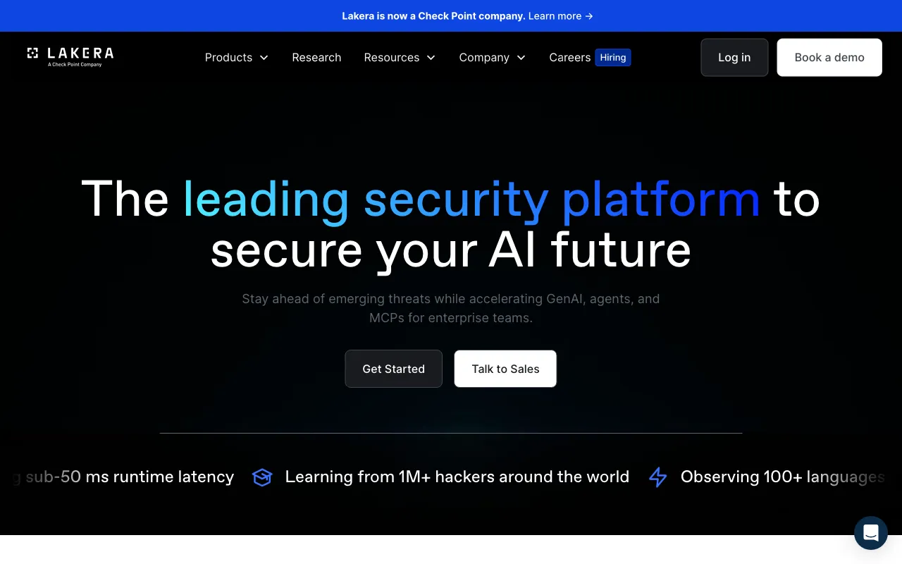 Lakera Guard — pricing page