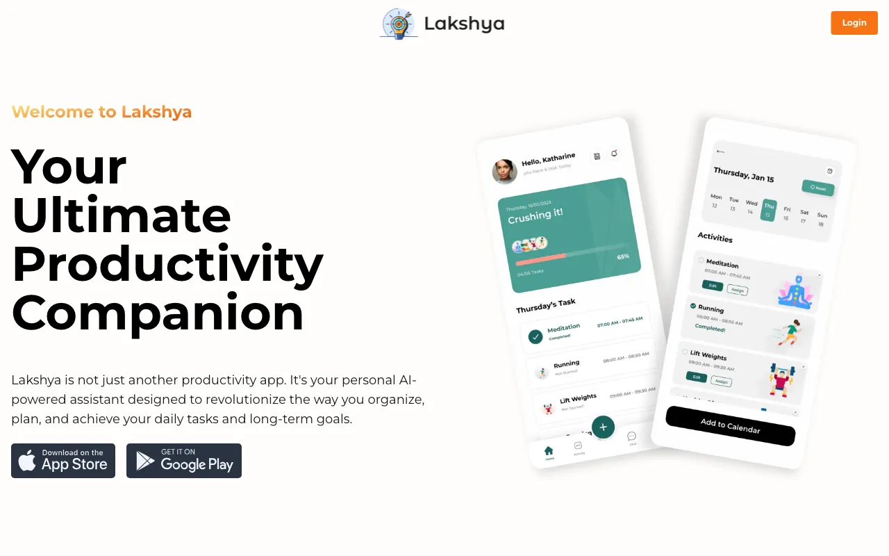 Lakshya — preview screenshot