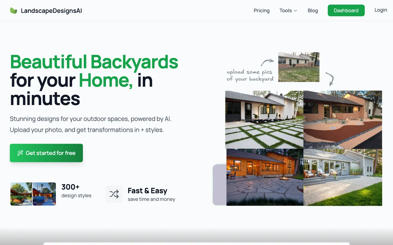 Landscape Designs AI — preview screenshot