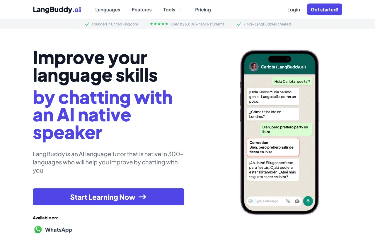 LangBuddy.ai — preview screenshot