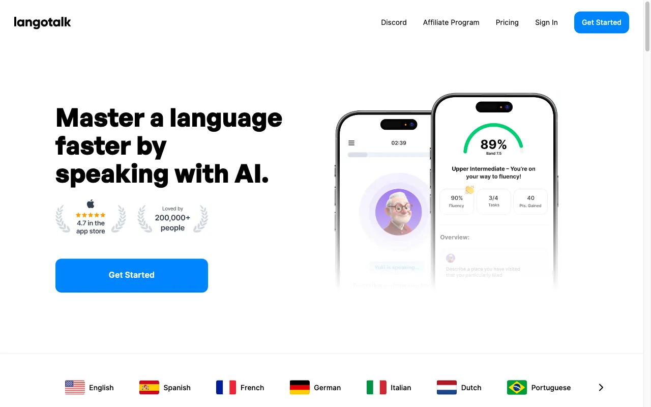 Langotalk — preview screenshot