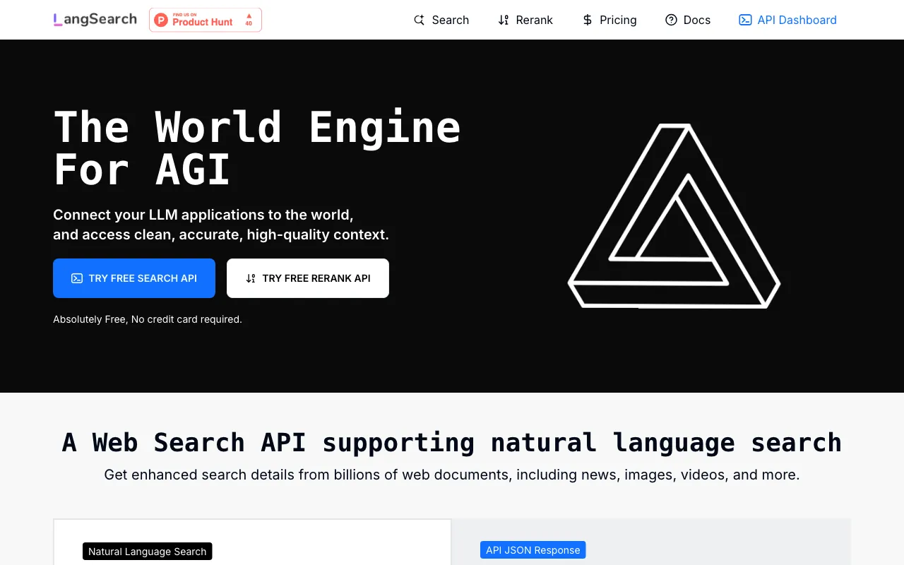 LangSearch — preview screenshot