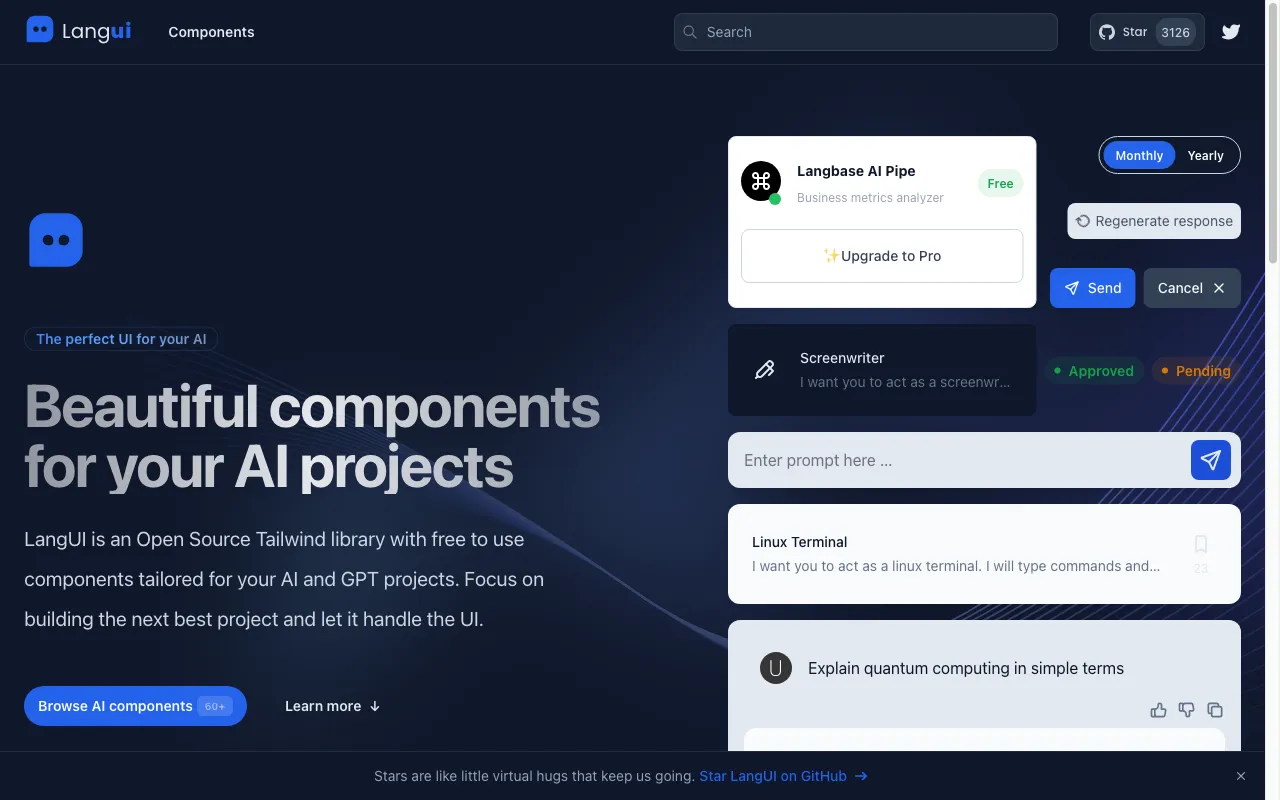LangUI — preview screenshot