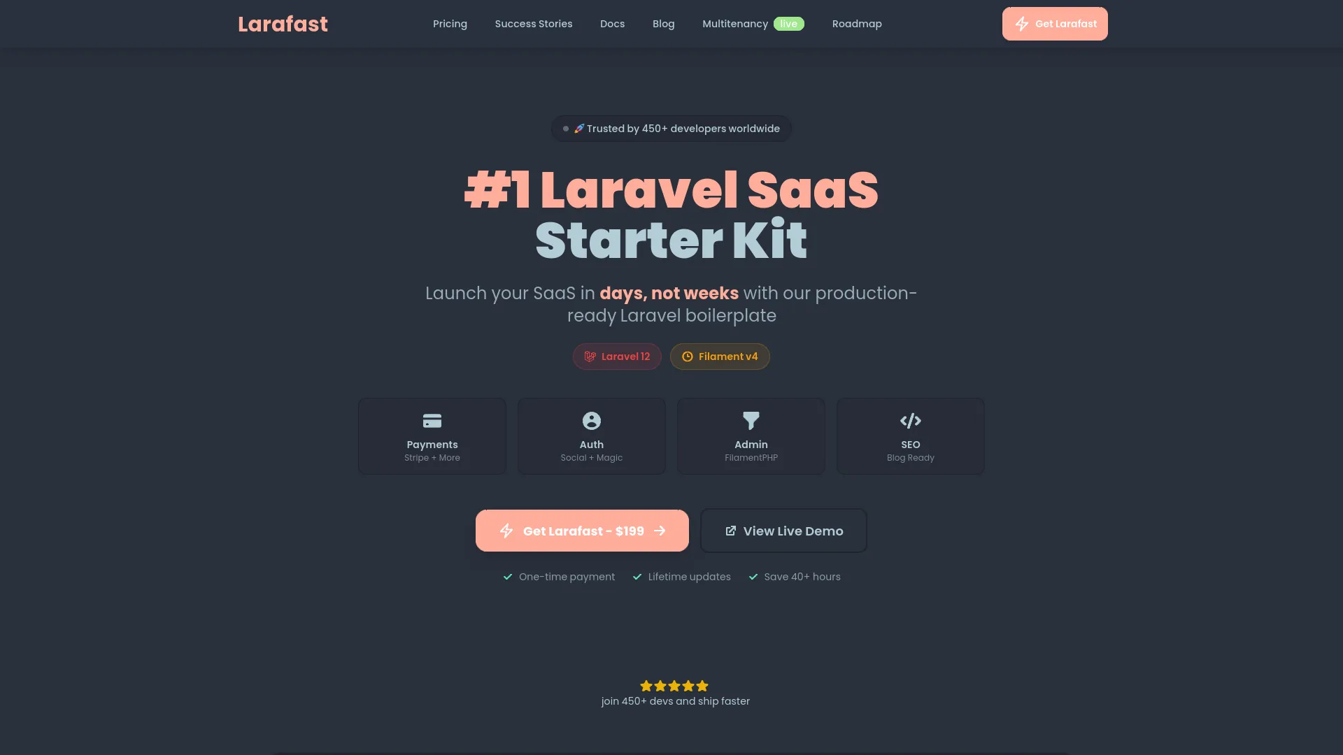 Larafast — preview screenshot