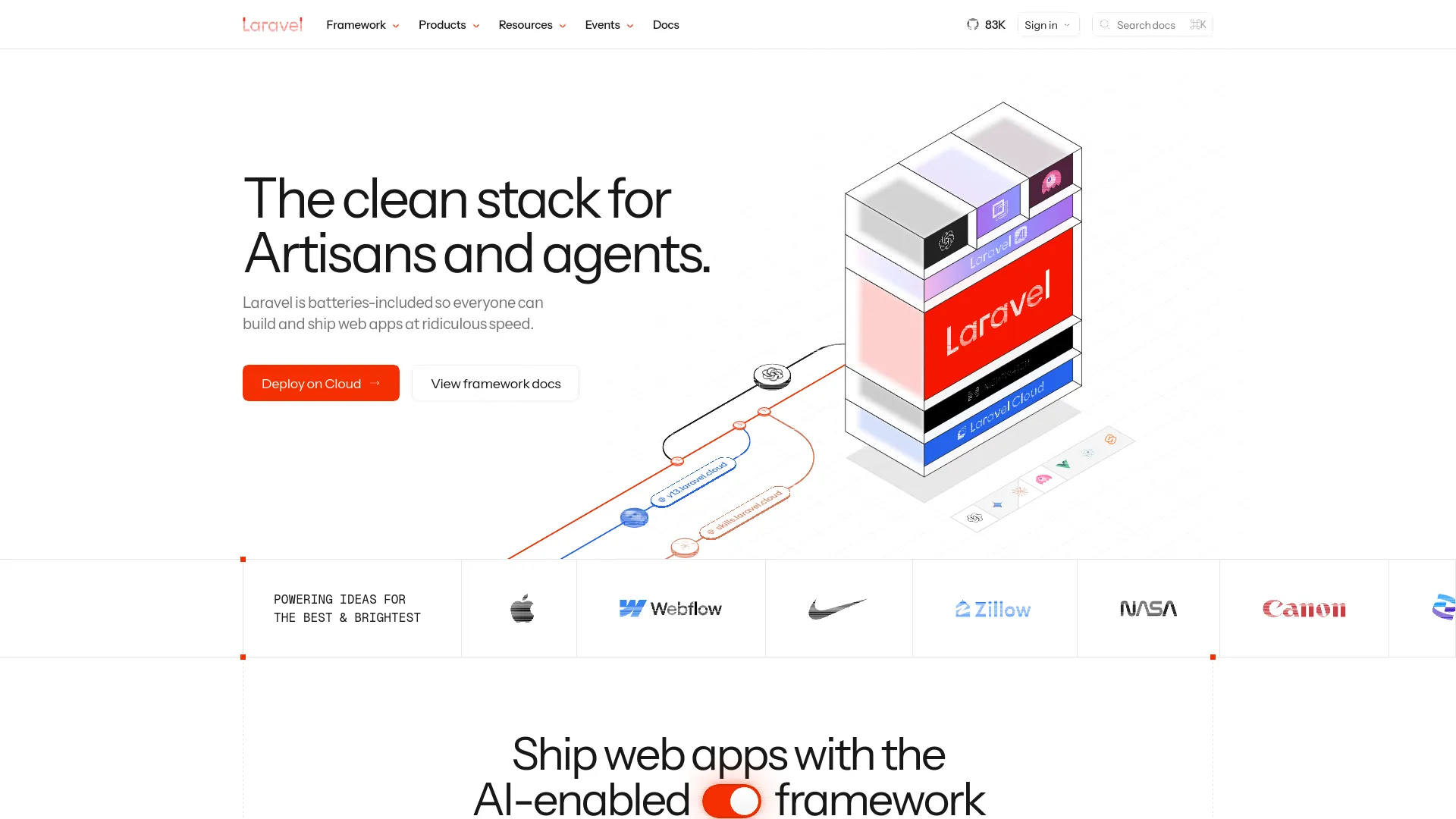 Laravel — preview screenshot