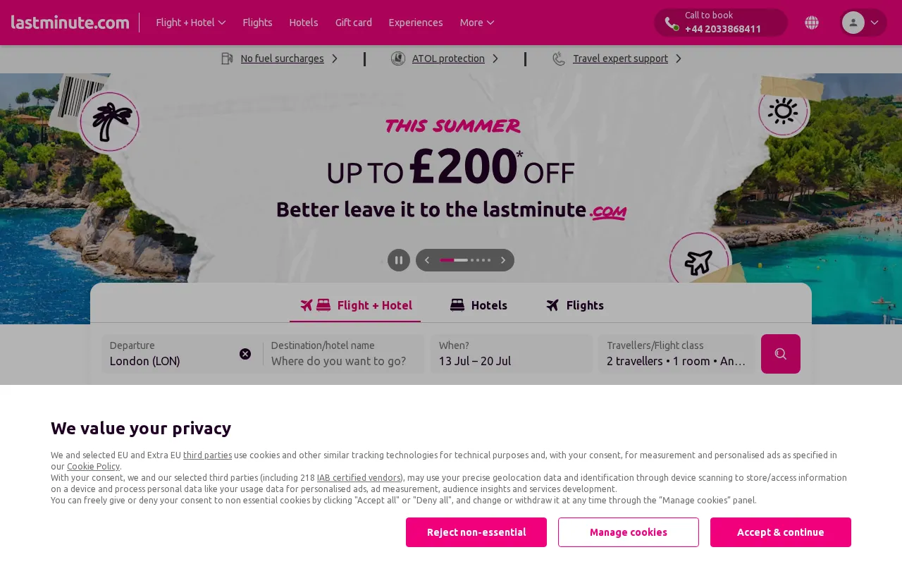 Lastminute — preview screenshot
