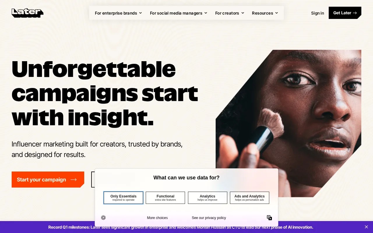 Later — preview screenshot