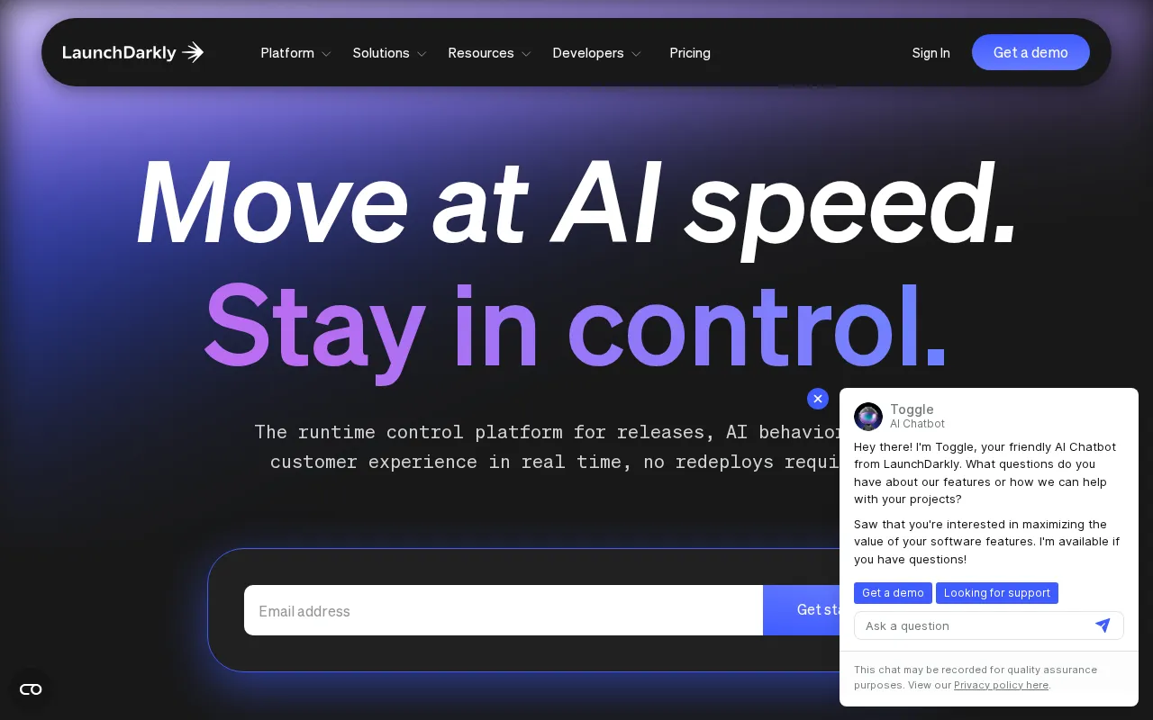 LaunchDarkly — preview screenshot