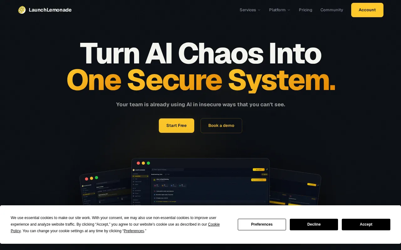 LaunchLemonade — preview screenshot