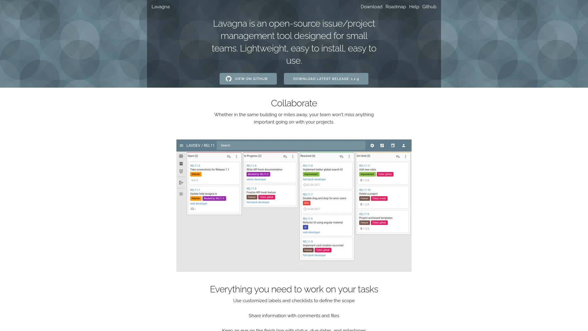 Lavagna — preview screenshot