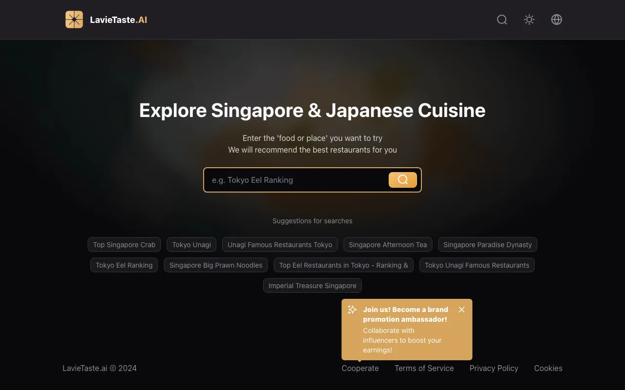 LavieTaste.AI — preview screenshot
