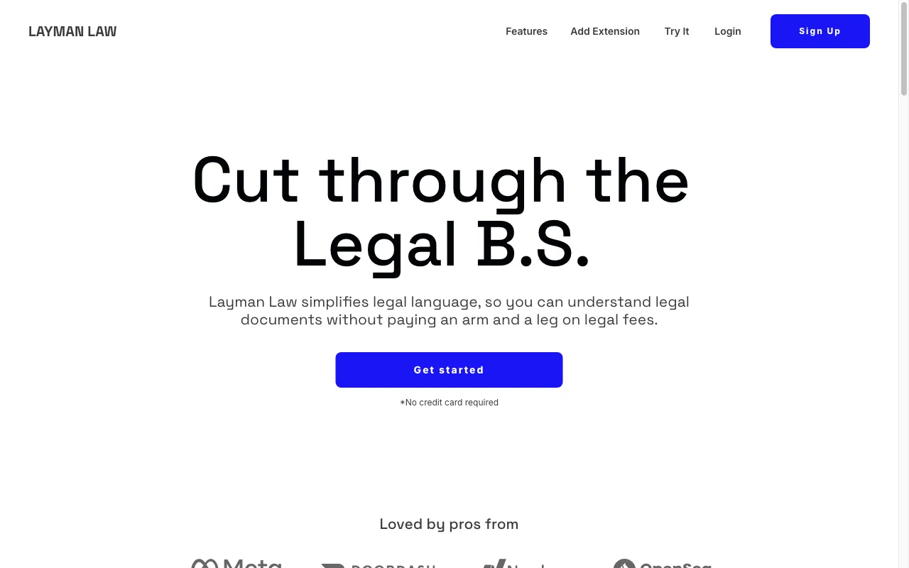 Layman Law — preview screenshot