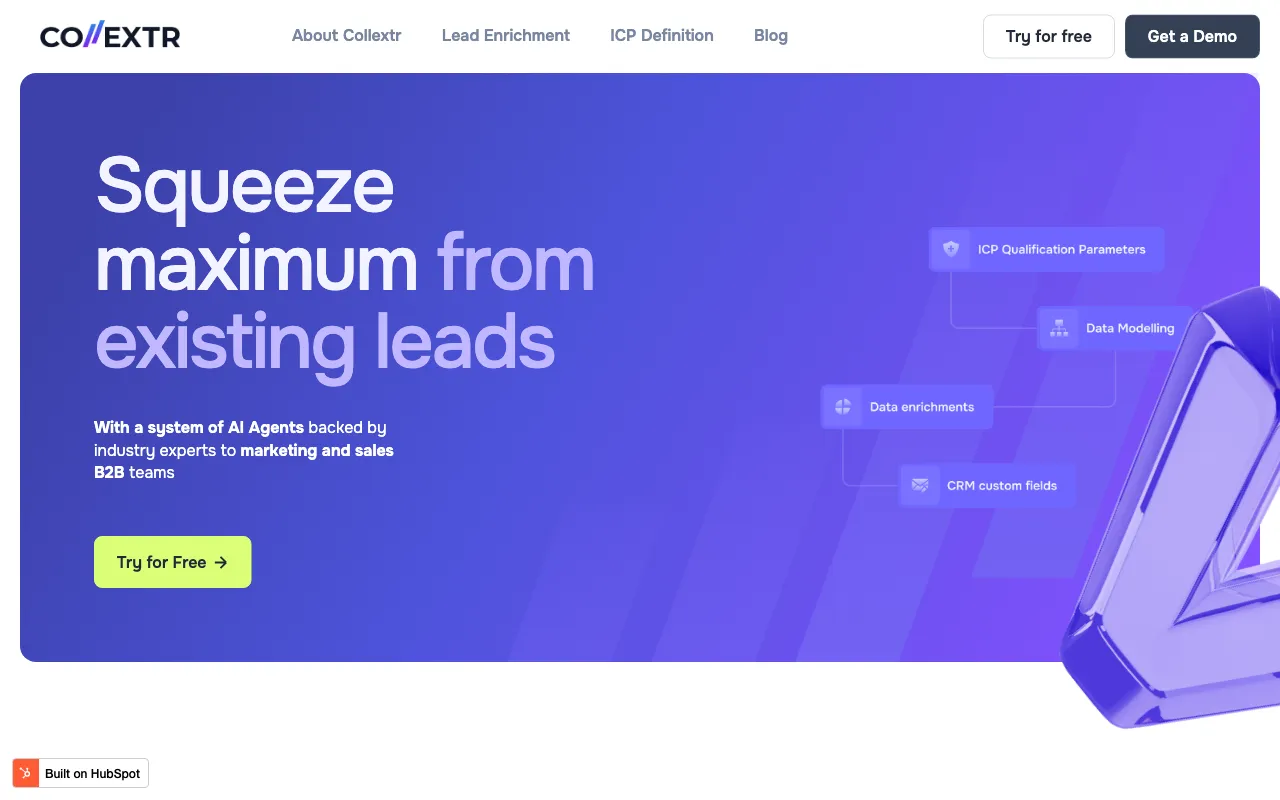 Lead Qualification Skill by Collextr — preview screenshot