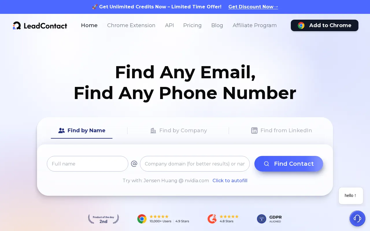 LeadContact — preview screenshot