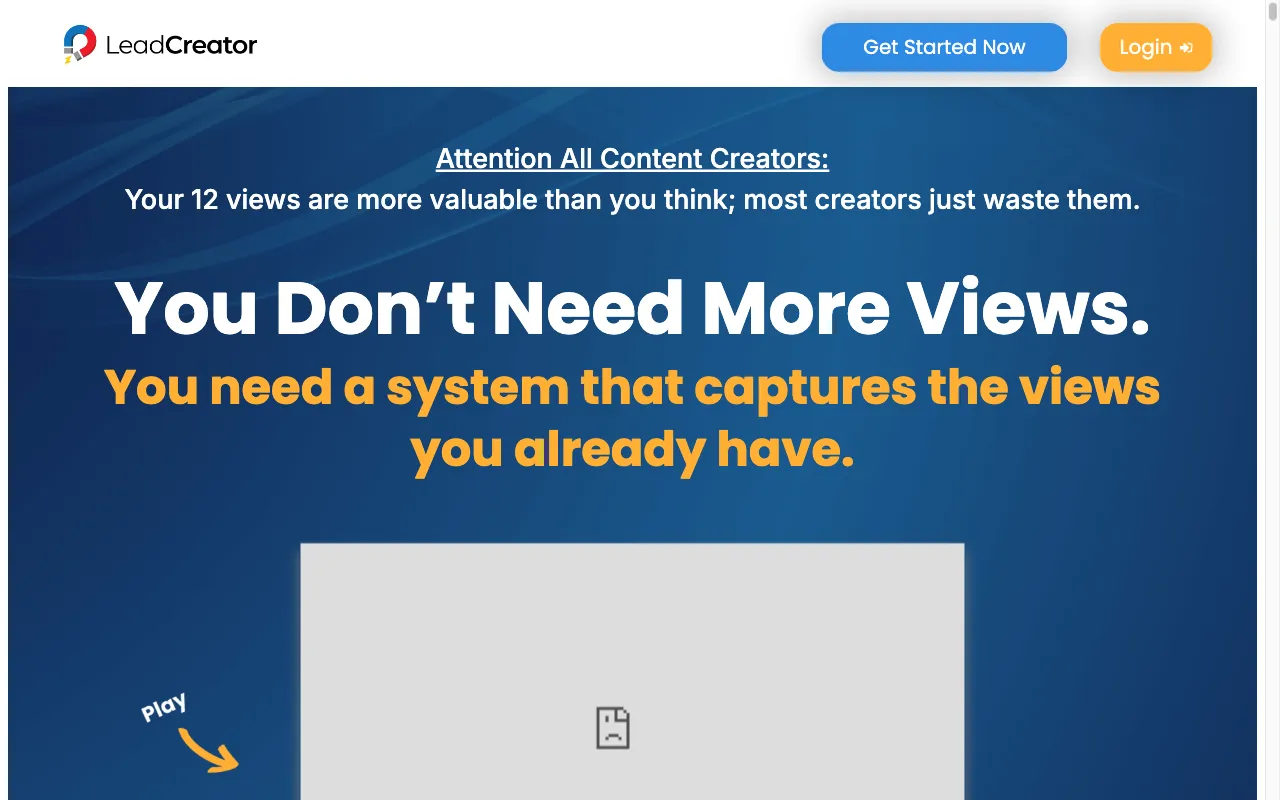 LeadCreator — preview screenshot