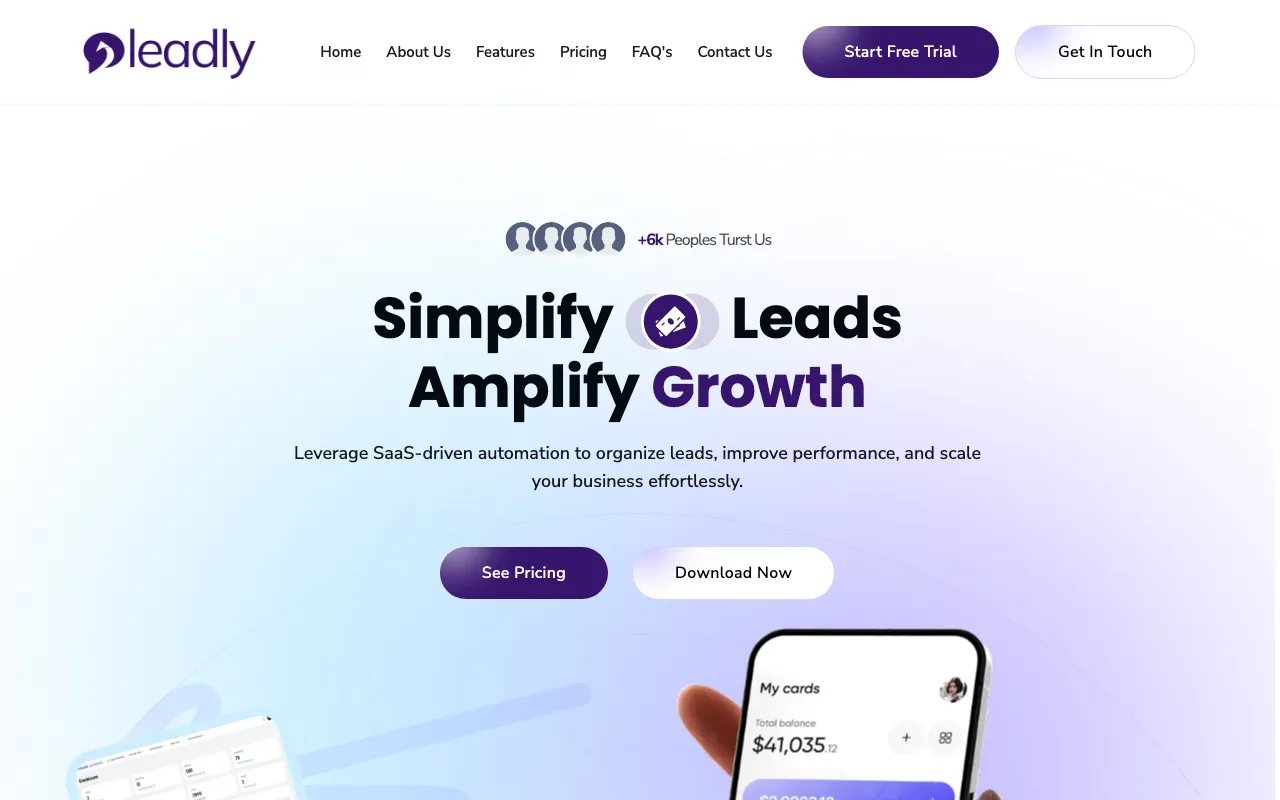 Leadly — preview screenshot