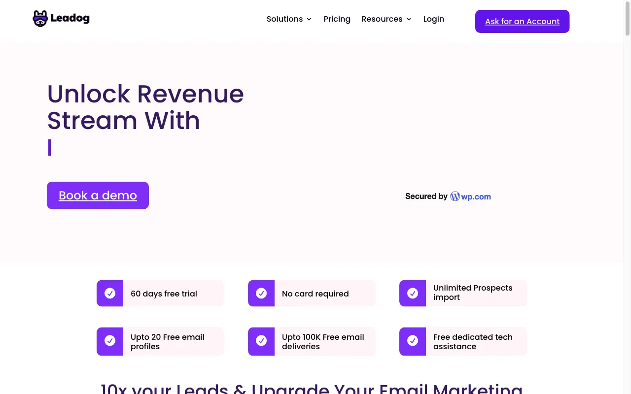 Leadog.io — preview screenshot