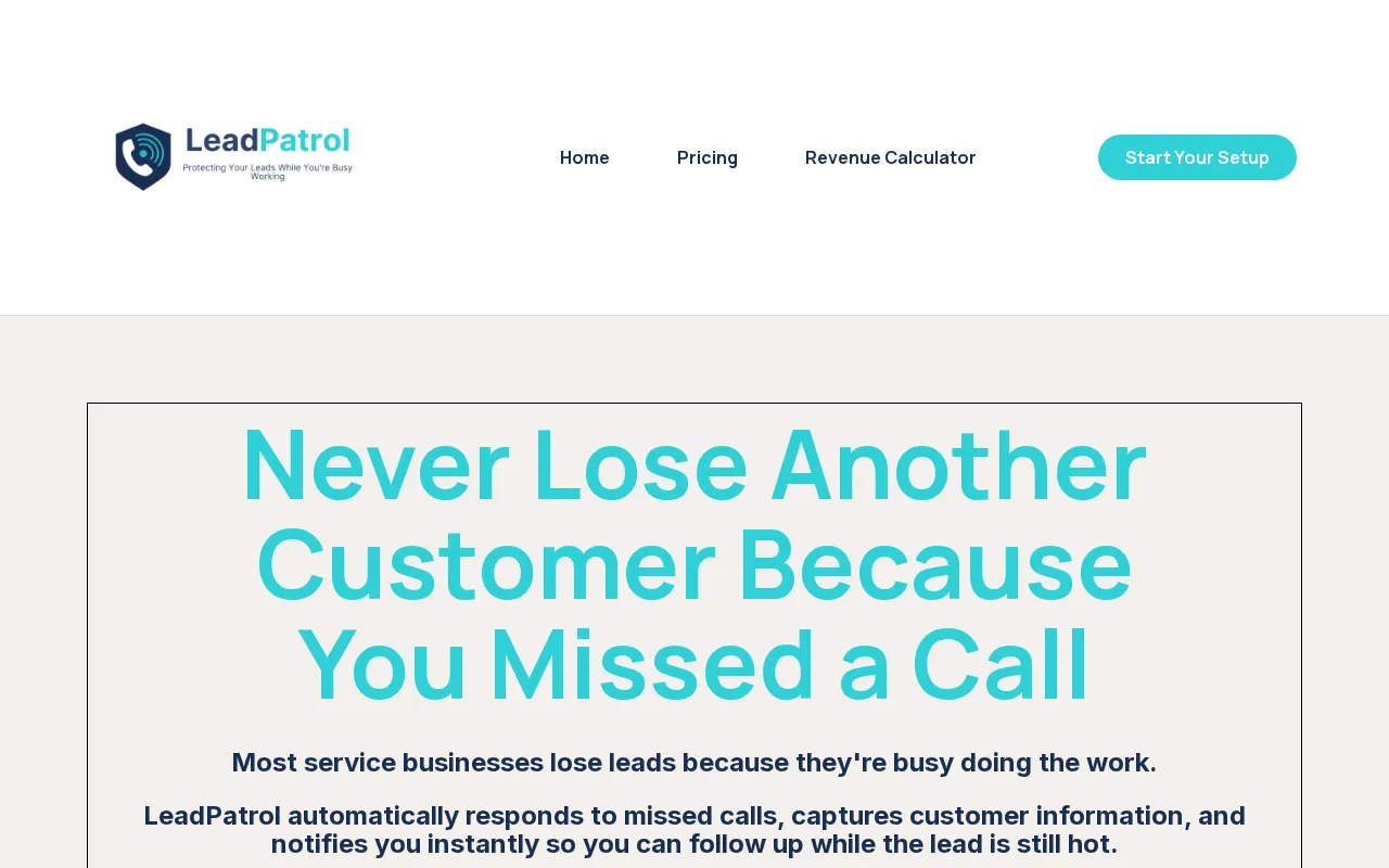 LeadPatrol — preview screenshot