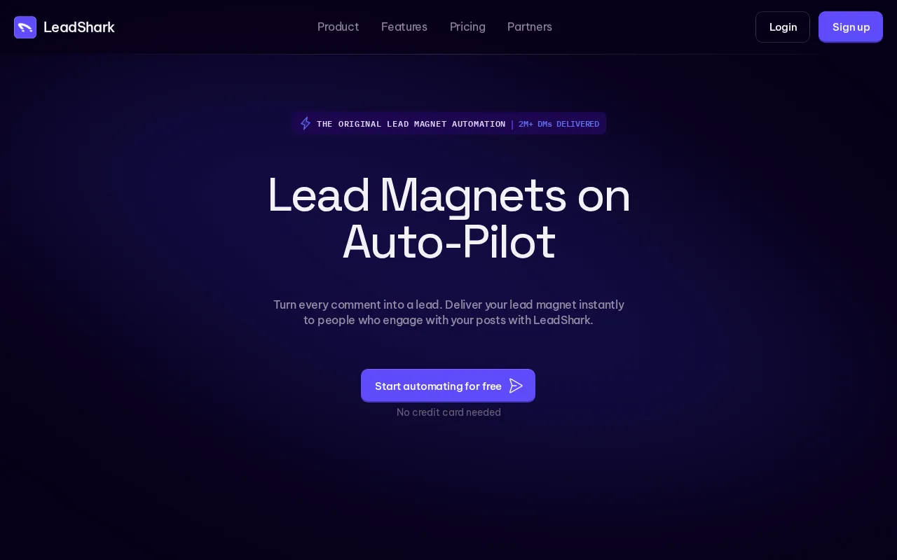 LeadShark — preview screenshot